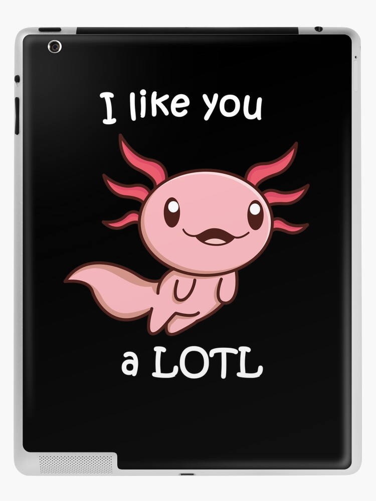 Axolotl Gift Kids Kawaii Axolotl Gifts Men Axolotl iPad Air Cover