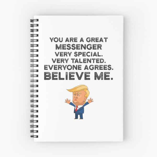 Item preview, Messenger Funny Trump designed and sold by UneDesigns.