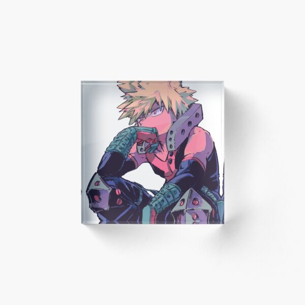 Thinking Bakugo Acrylic Block
