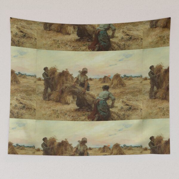 Item preview, The Harvesters - LEon Augustin Lhermitte designed and sold by Vintage Designs +.