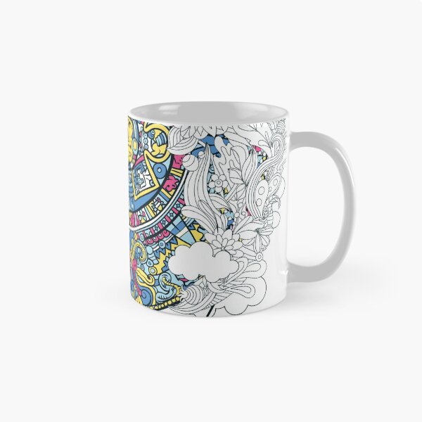 Item preview, Mayan Calendar Hot Air Balloon Flying In The Clouds designed and sold by webpatty.