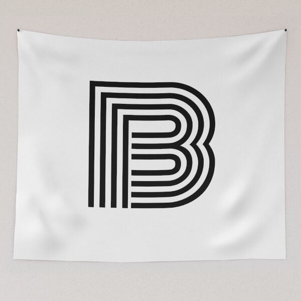 Item preview, Alphabet B (Uppercase letter b), Letter B designed and sold by marosharaf.