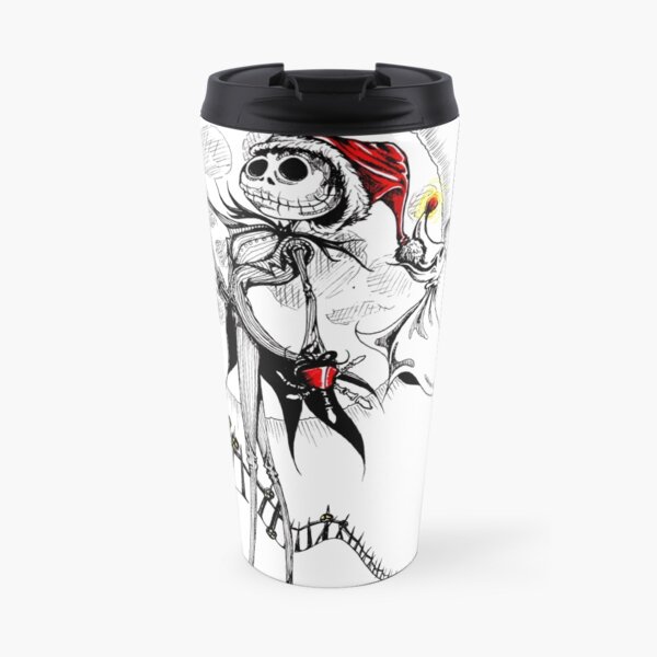 Jack Skellington & Zero Travel Coffee Mug