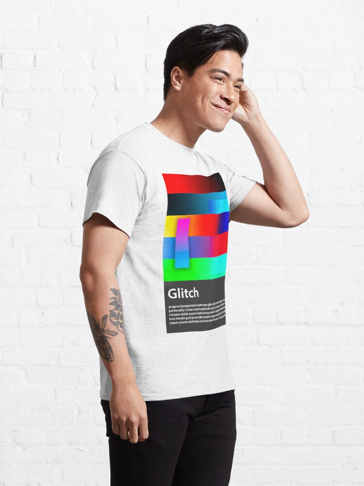 glitch shirt design