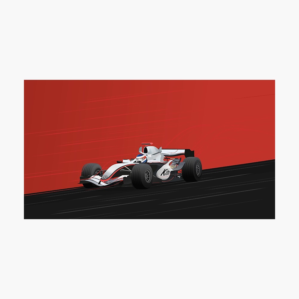 Kimi Mclaren Mp4 05 F1 Art Poster For Sale By Broebuck Redbubble