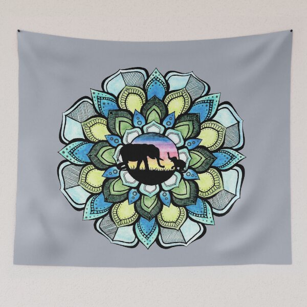 Item preview, Elephant mandala designed and sold by Foenix-Mandalas.