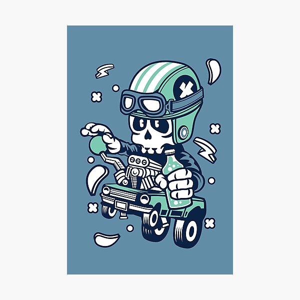 Item preview, Hotrod Cartoon Character classic for large engines lovers designed and sold by Nickelparis.