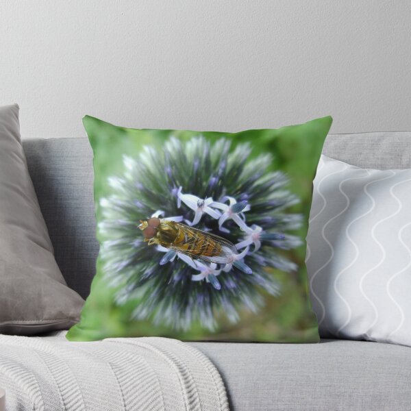 Item preview, Whizz! Hoverfly on blossom. designed and sold by armadillozenith.