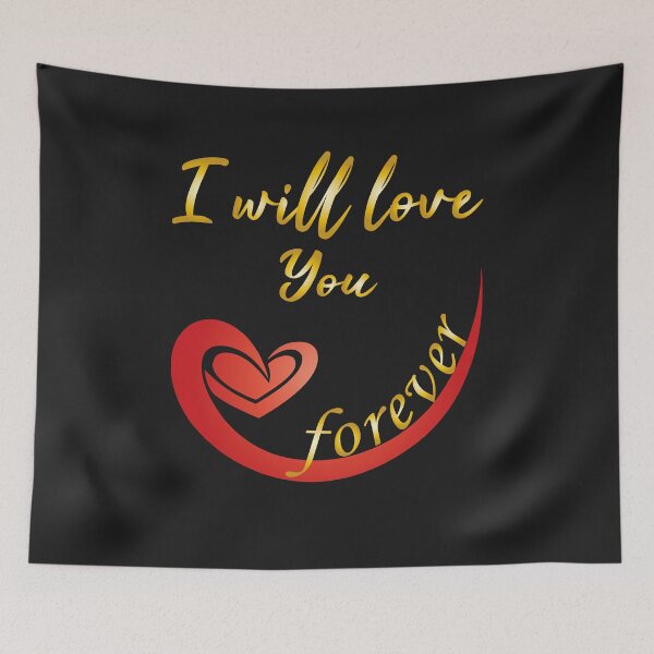 Item preview, Valentine's Day gift. I want to love you forever designed and sold by dm4design.