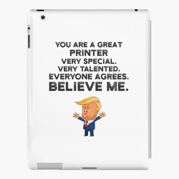 Printer Funny Trump iPad Snap Case