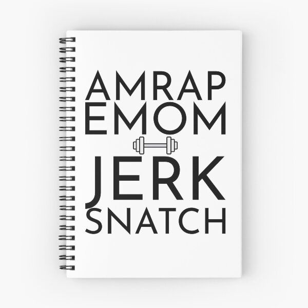 Item preview, AMRAP EMOM Jerk Snatch - CrossFit designed and sold by Kristin Novotny.