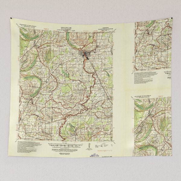 Item preview, USGS TOPO Map Mississippi MS Clarksdale 336845 1939 62500 designed and sold by WetdryvacRBO2.