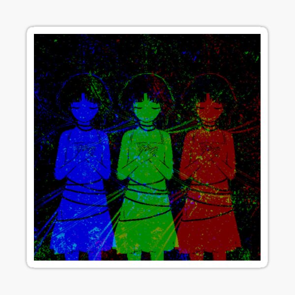 Lain RGB 2 - Serial Experiements Lain Sticker