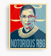 Notorische RBG Ruth Bader Ginsburg Metalldruck