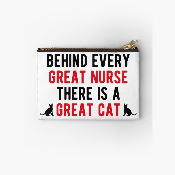 Item preview, Behind every great nurse there is a cat designed and sold by Isabelle-Anne.