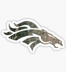 Satellite Map - DEN Broncos Sticker