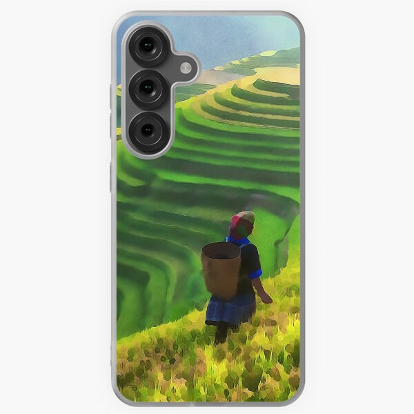 Item preview, Hillside Harvest | Terraced Agriculture In China | Watercolor Painting designed and sold by Christopher Taylor.