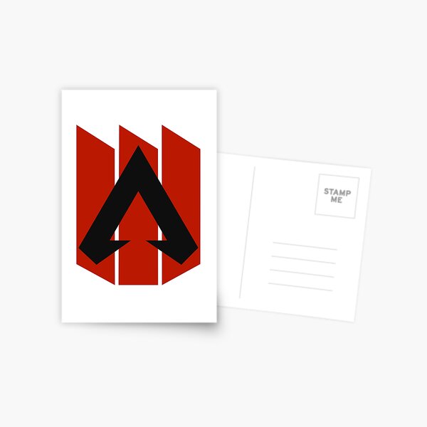 Apex Legends Three Bar Logo Apex Legends Symbol Postcard By Surik Redbubble