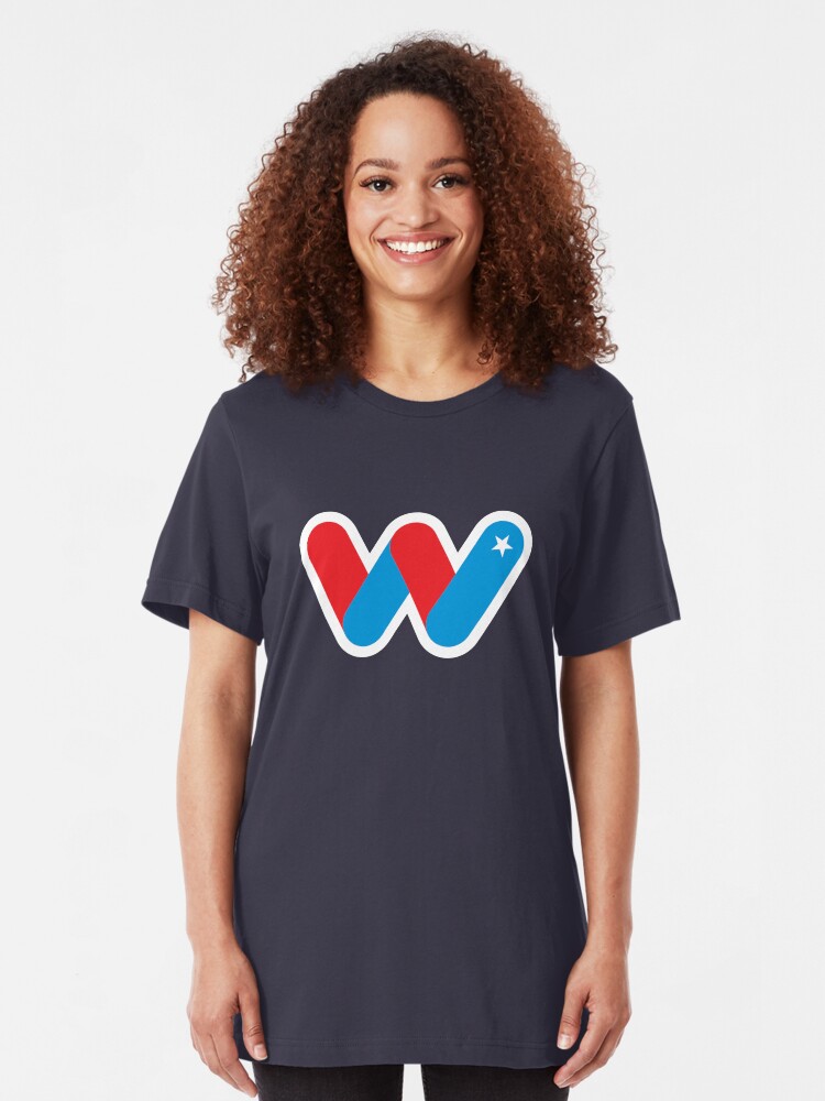 Alternate view of Wild Superhero Letter W Slim Fit T-Shirt