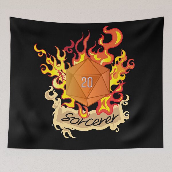 Item preview, Dungeons & Dragons Sorcerer D20 designed and sold by MeepleDesign.