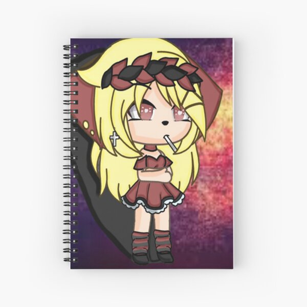 Cookie Gacha Life Spiral Notebook Ruled Line 