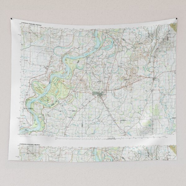 Item preview, USGS TOPO Map Mississippi MS Clarksdale 337201 1990 100000 designed and sold by WetdryvacRBO2.