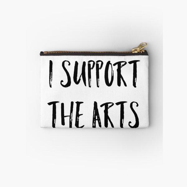 Item preview, Support the arts, black and white designed and sold by Trendature Online .