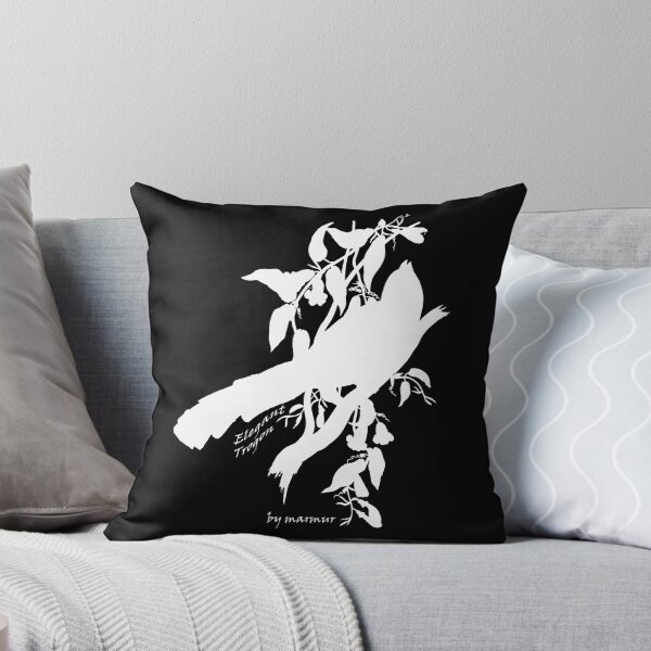 Item preview, White Elegant Trogon silhouette designed and sold by marmur.
