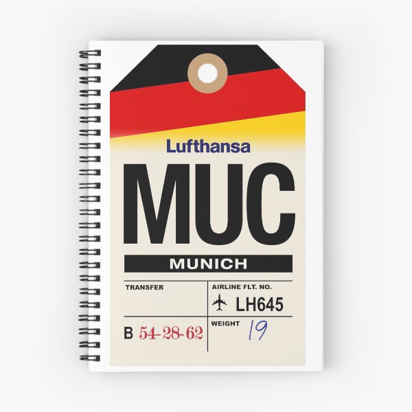 Item preview, Munich (MUC) Germany Airline Luggage Tag designed and sold by travelwitheric.