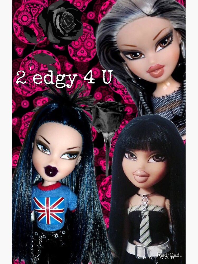 Everything punk rock Bratz edit  Sticker for Sale by Redr0s3