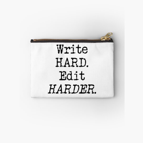 Item preview, Write Hard. Edit Harder Black Type designed and sold by TeaRoseWriter.