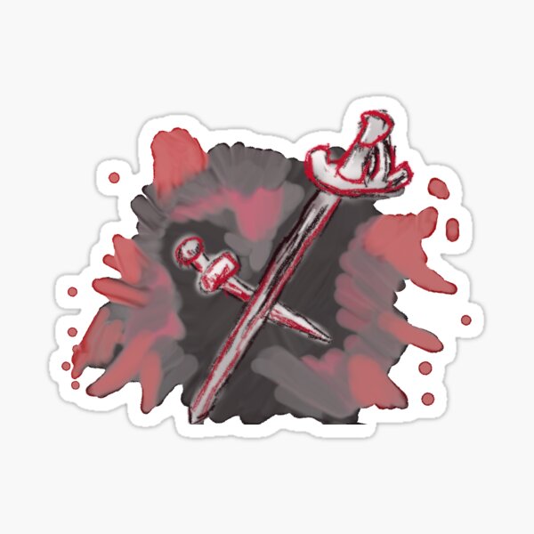 Rapier and Rondel Dagger Sticker