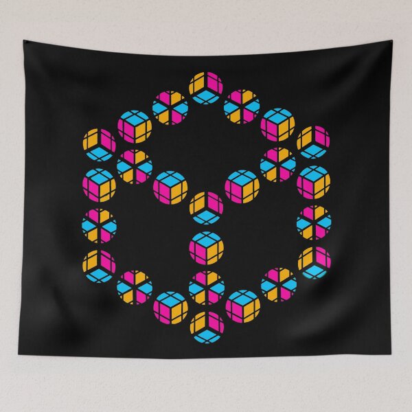Item preview, Cube Framed by Bubbles designed and sold by weavernap.