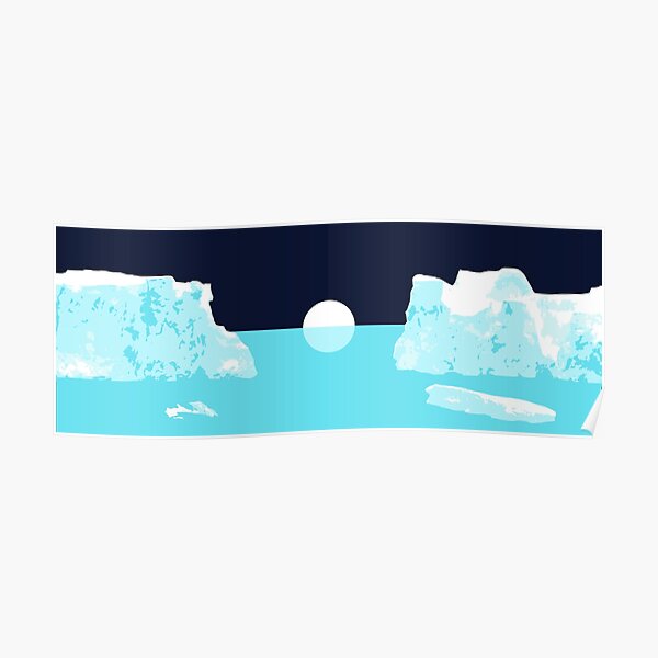 Icebergs and Galaxies: 'Keep It Simple' Edition Poster