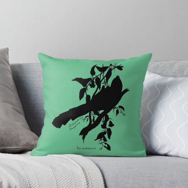 Item preview, Black Elegant Trogon silhouette designed and sold by marmur.