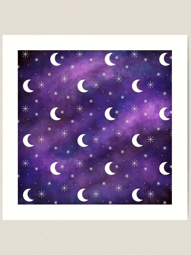 Space Galaxy (Moon and Stars)