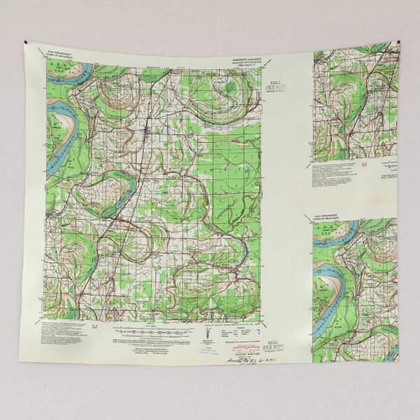 Item preview, USGS TOPO Map Mississippi MS Clayton 336848 1939 62500 designed and sold by WetdryvacRBO2.