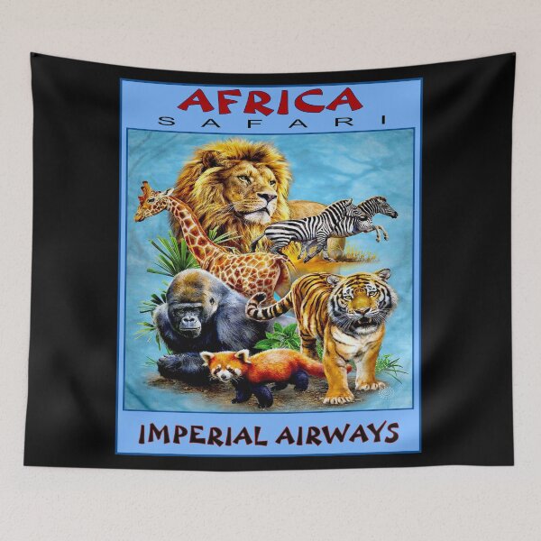 Item preview, IMPERIAL AIRWAYS : Vintage Fly to Africa Advertising Print designed and sold by posterbobs.
