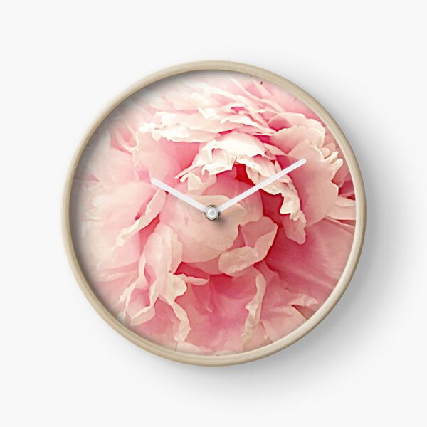 PINK PEONY Clock