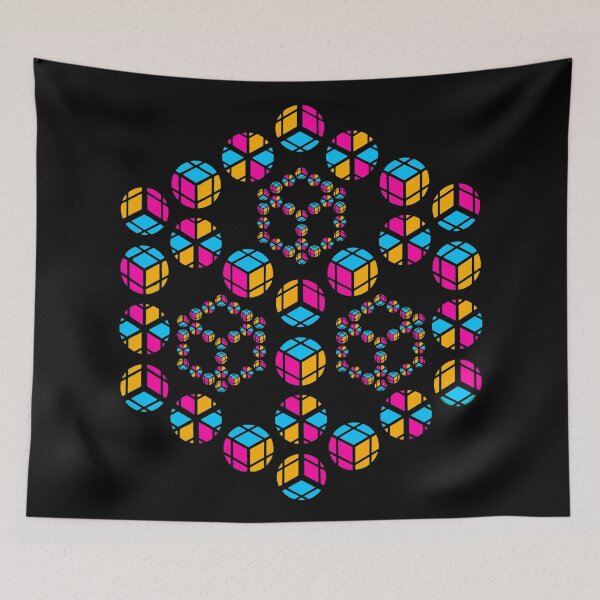 Item preview, Cube Family Framed designed and sold by weavernap.