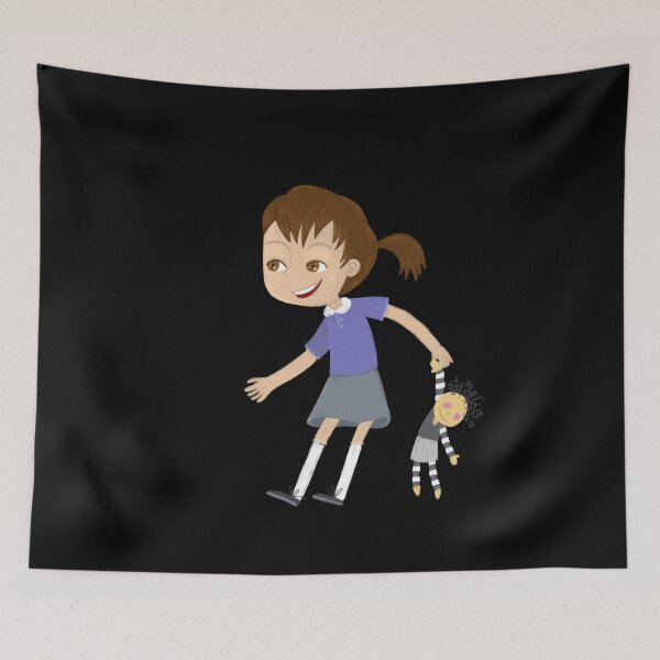 Item preview, Girl with a lovely little doll designed and sold by jasmineberry.