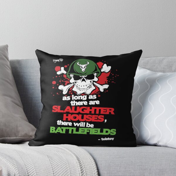 Item preview, VeganChic ~ Slaughterhouses & Battlefields designed and sold by veganchic.