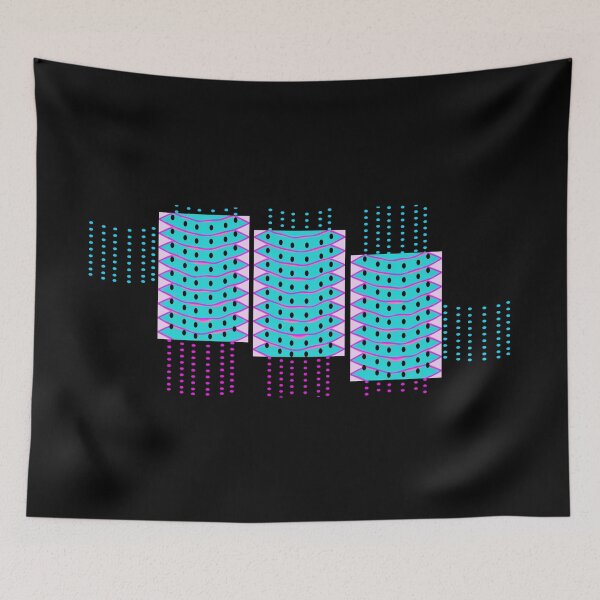 Item preview, Building Spaceships. An abstract pop art design in modern bright colors for lovers of sci-fi and fun patterns. designed and sold by innerspectrum.