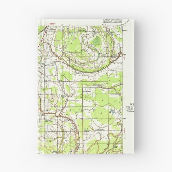 Item preview, USGS TOPO Map Mississippi MS Clayton 336849 1955 62500 designed and sold by WetdryvacRBO2.