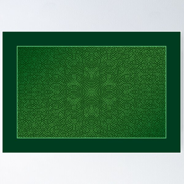 Pattern 042: Hex Moiré II Poster