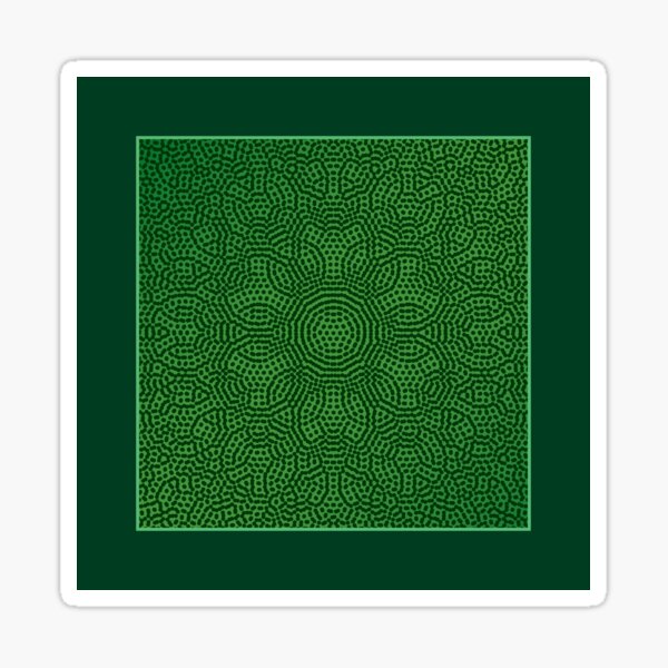 Pattern 042: Hex Moiré II Sticker