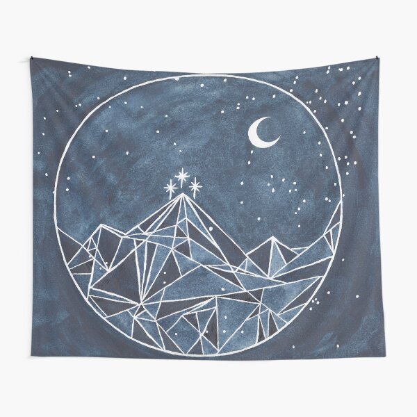 night court moon and stars Tapestry