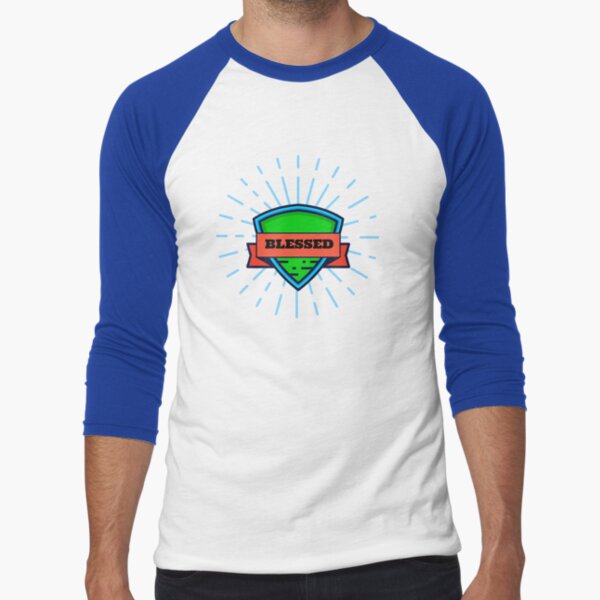 SUPER BLESSED Baseball ¾ Sleeve T-Shirt