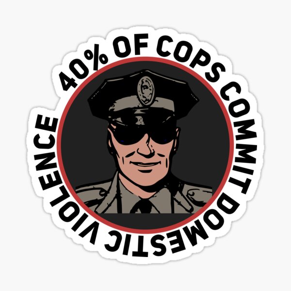 Item preview, 40 % der Polizisten begehen häusliche Gewalt BLM T-Shirt designed and sold by Joepseudo.