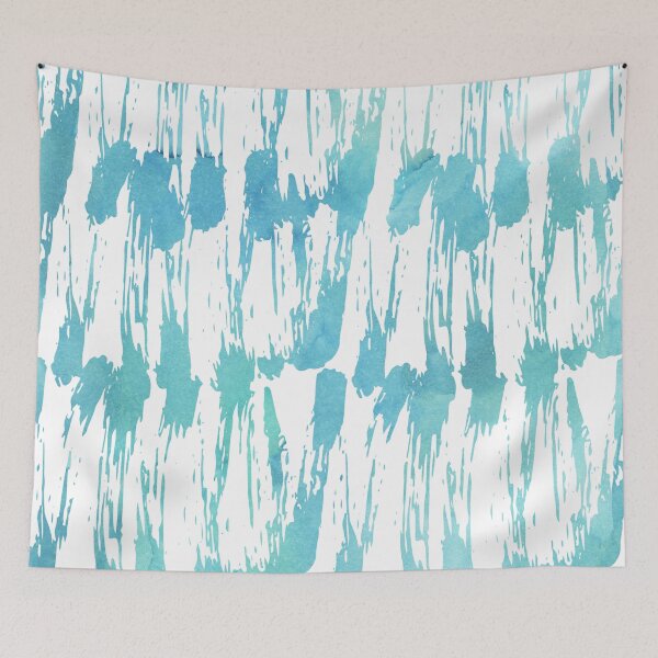 Item preview, Cyan Brushstrokes designed and sold by doughygirl.